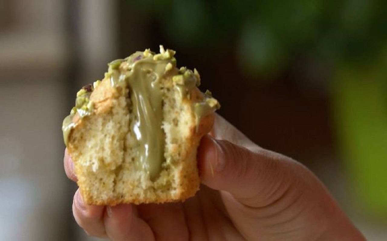 muffin al pistacchio